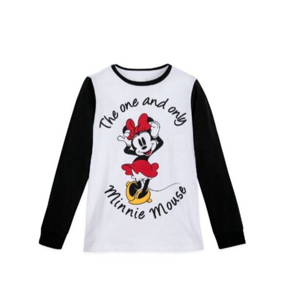 Disney Mickey Mouse & Minnie Mouse Long Sleeve Tee - Picture 2 of 5